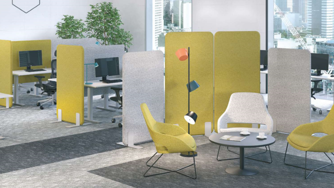 Напольные офисные экраны Lavoro Acoustic – фото №4