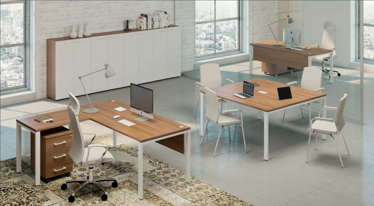 Кабинет руководителя LAVORO на опорах-панелях – фото №3