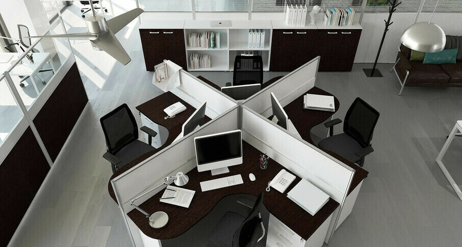 Напольные офисные экраны NAYADA – фото №3